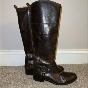 Dark Brown Frye Boots